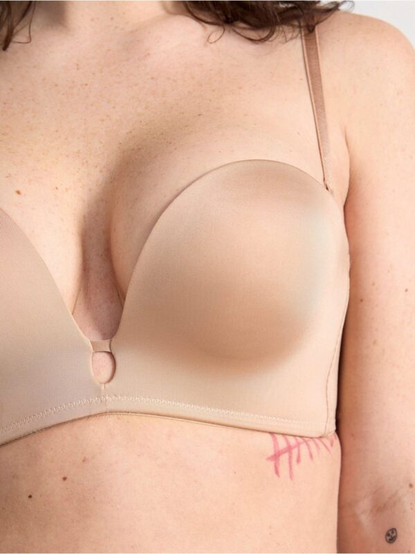 Strapless deep plunge push-up bra - 8580023-6793