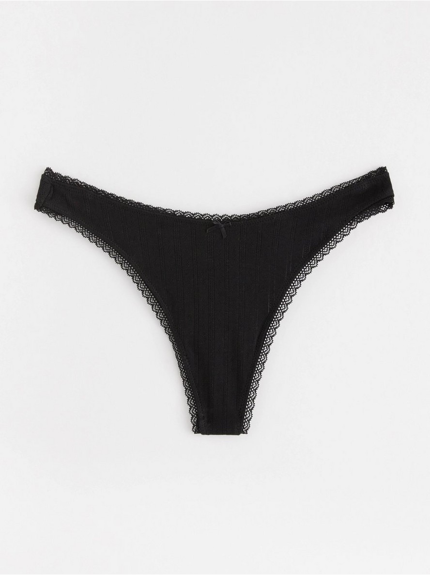 Gacice – Thong in pointelle