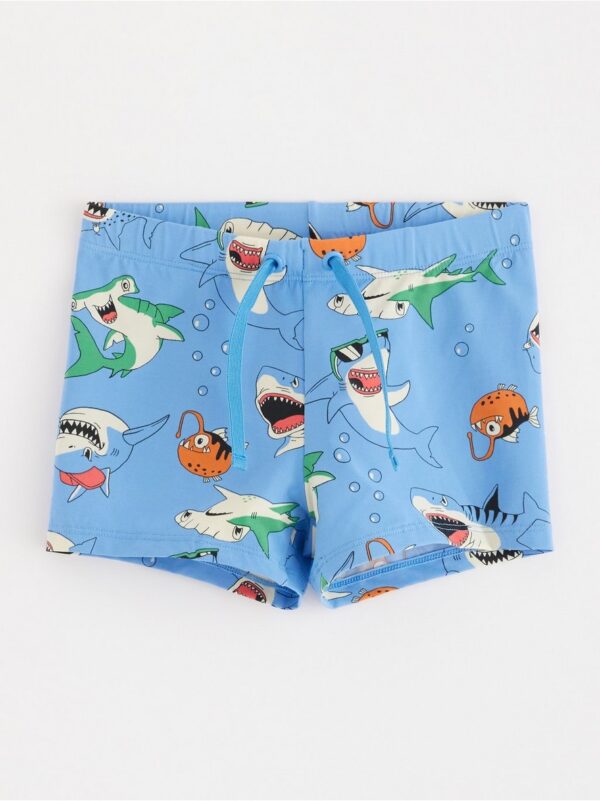 Patterned swim trunks - 8665402-6683