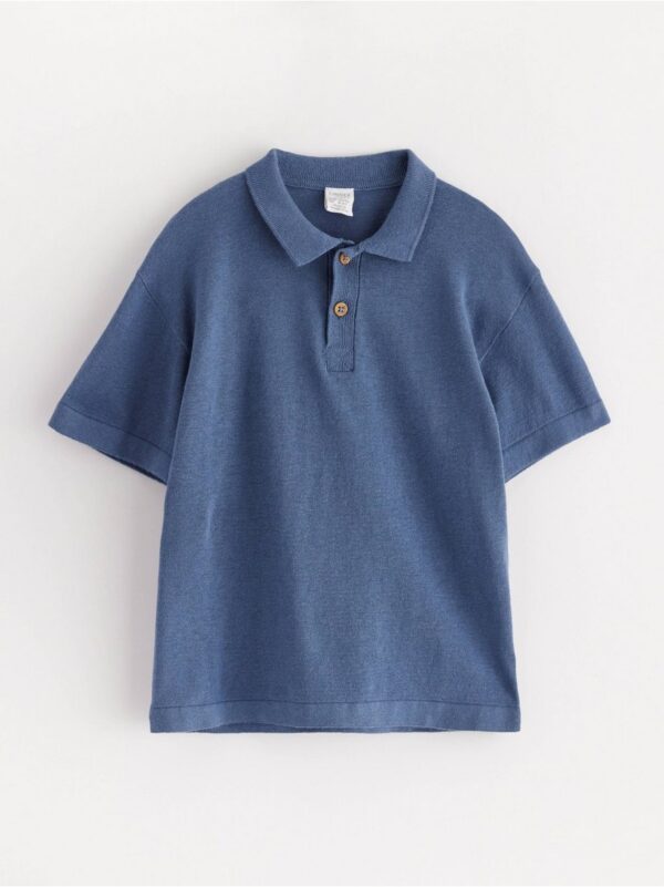 Polo shirt in linen blend - 8669620-9392