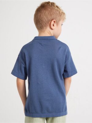 Polo shirt in linen blend - 8669620-9392
