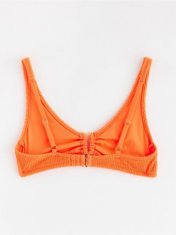 Crinkled unpadded  bikini bra - 8677085-7876