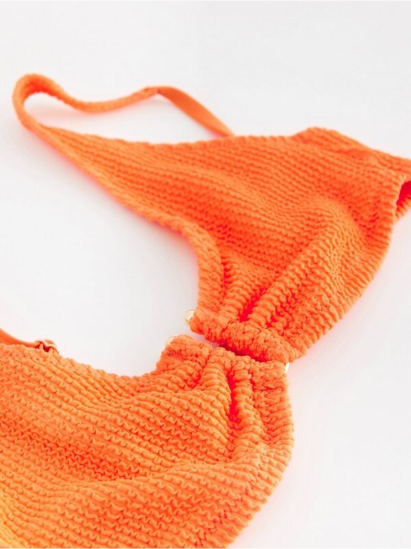 Crinkled unpadded  bikini bra - 8677085-7876