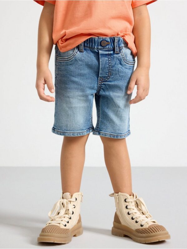 STURE Straight  shorts in denim jersey - 8684088-1556