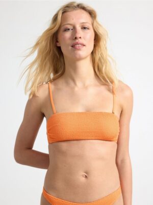 Unpadded bandeau bikini top - 8691426-7876