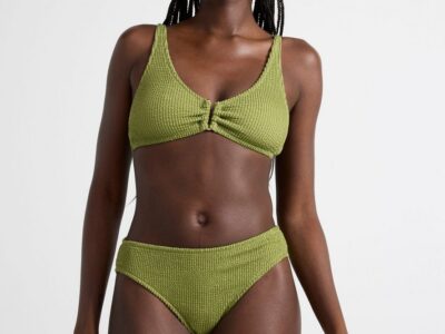 Crinkled Bikini bottom - 8693217-8597