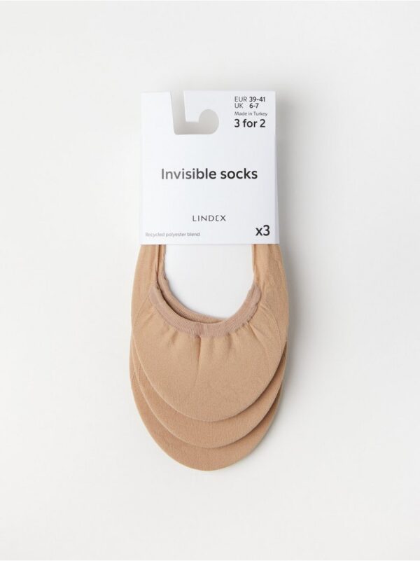 3-pack Invisible socks - 8724801-6793