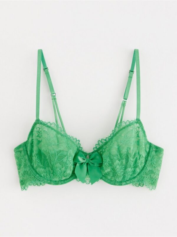 Unpadded bra in lace - 8726822-7982
