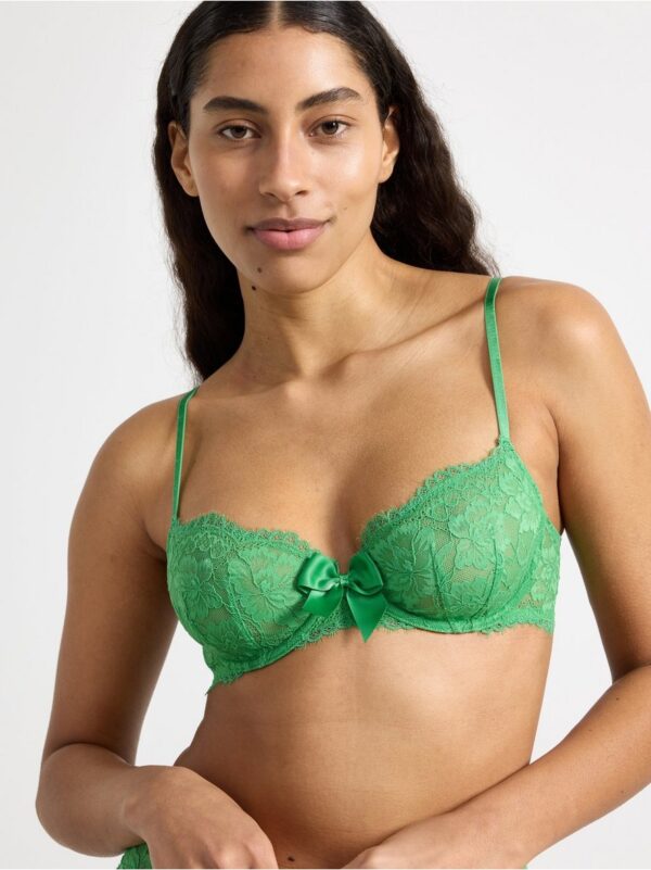 Unpadded bra in lace - 8726822-7982