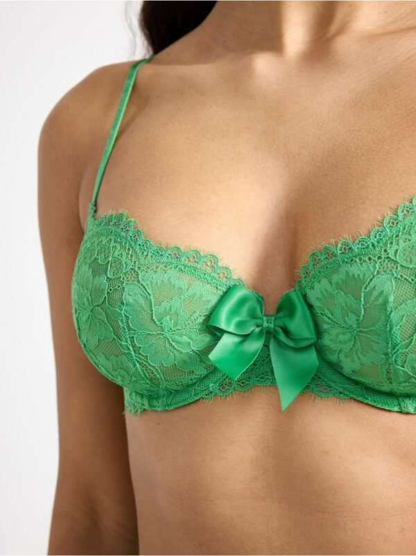 Unpadded bra in lace - 8726822-7982