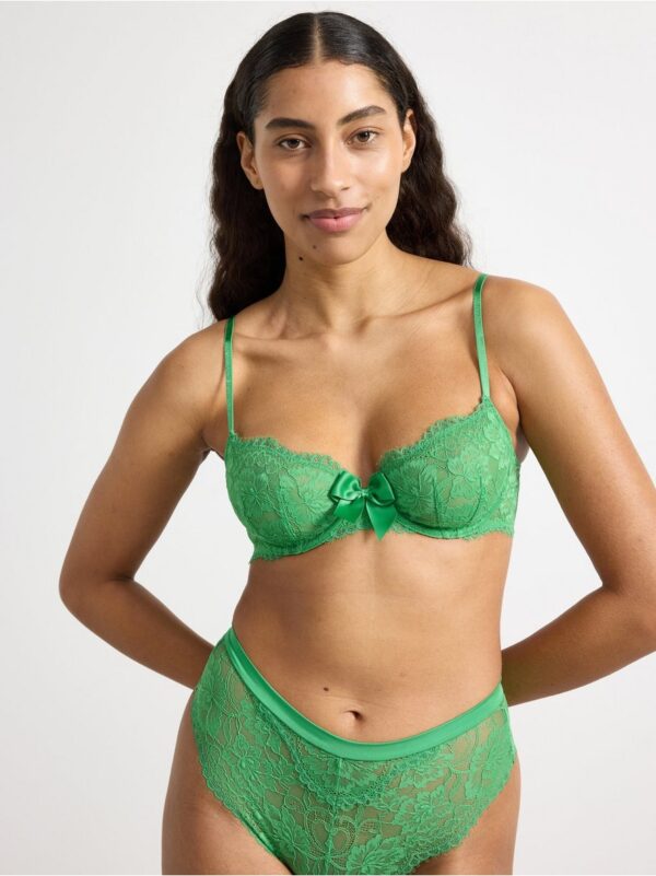 Unpadded bra in lace - 8726822-7982