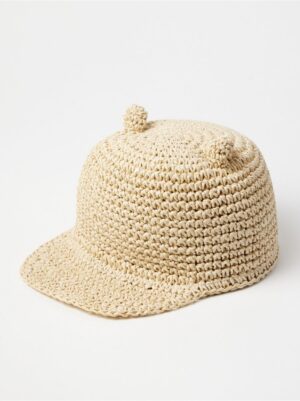Straw hat with ears - 8729121-311
