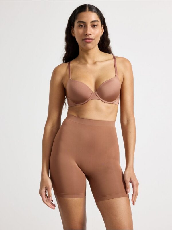 Seamless biker briefs with high waist - 8729243-2724