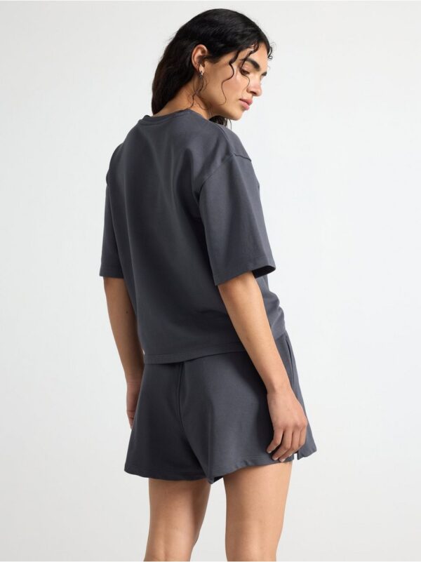 T-shirt in sweatshirt fabric - 3000296-9608