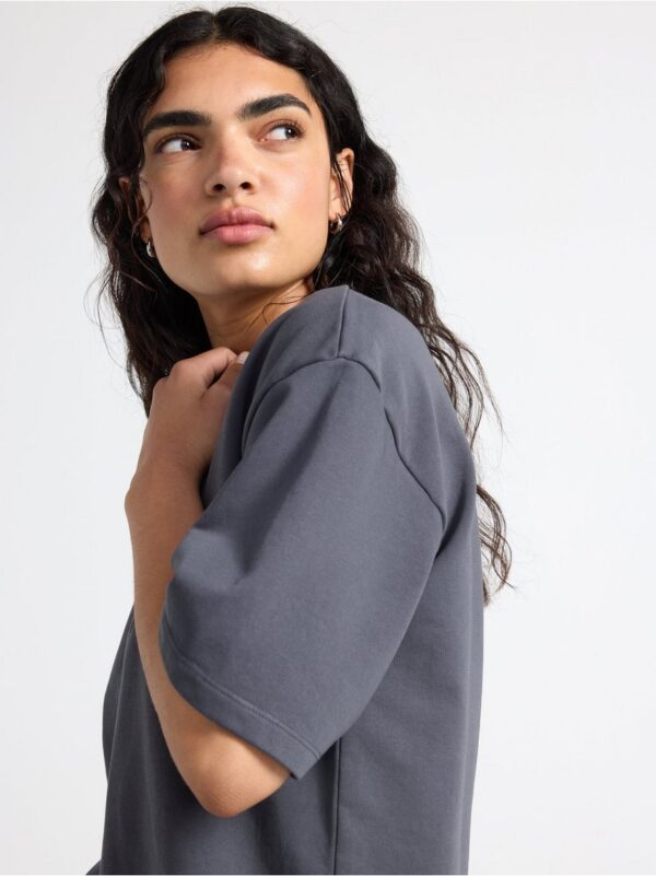 T-shirt in sweatshirt fabric - 3000296-9608