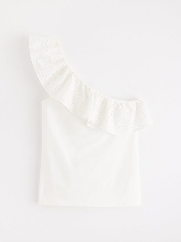 One-shoulder tank top - 3000840-300