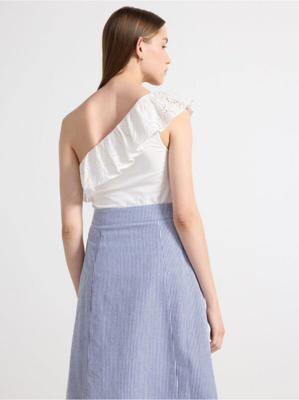 One-shoulder tank top - 3000840-300
