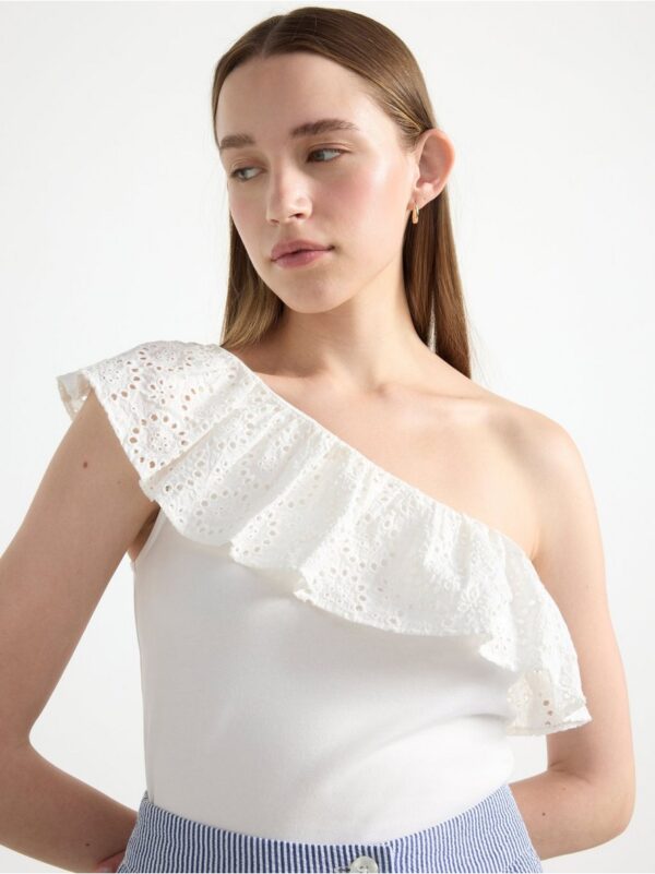 One-shoulder tank top - 3000840-300