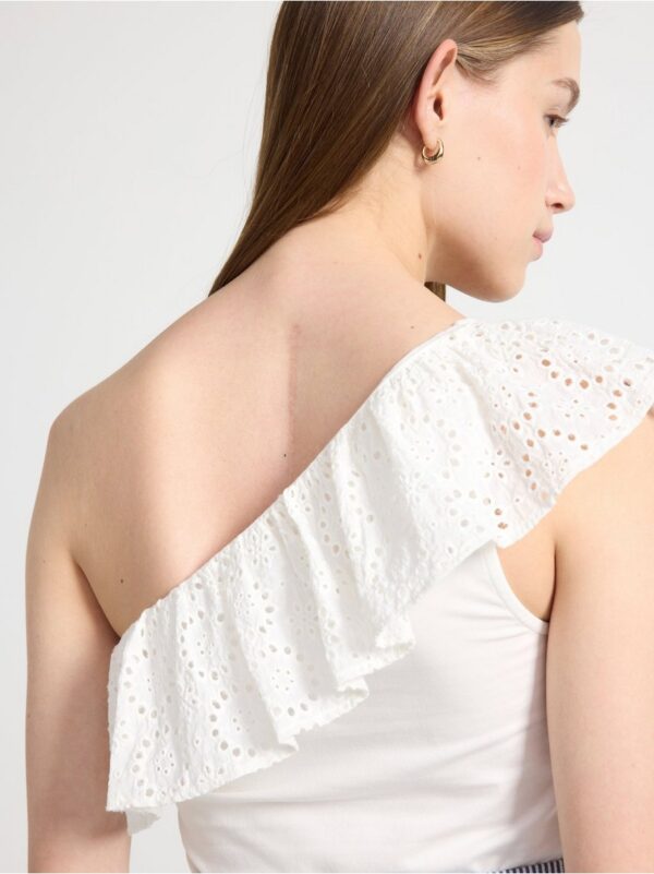 One-shoulder tank top - 3000840-300