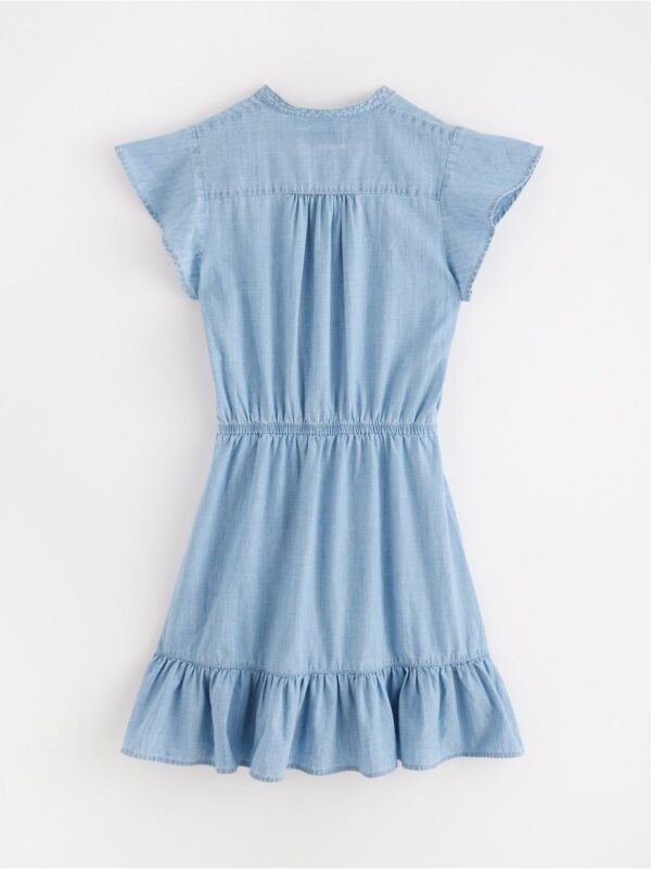 Short-sleeved denim dress - 3001050-5137