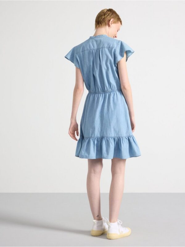 Short-sleeved denim dress - 3001050-5137