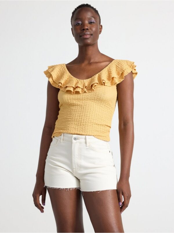 Crinkled tank top - 3001083-2623