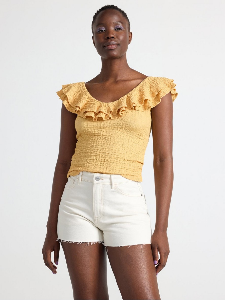 Majica – Crinkled tank top