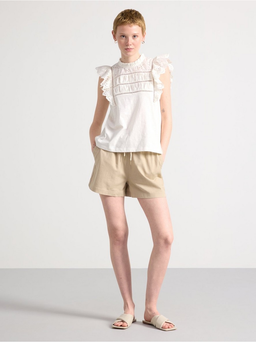 Majica – Top with broderie anglaise