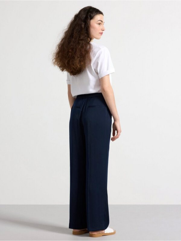 Trousers in satin - 3001227-2521