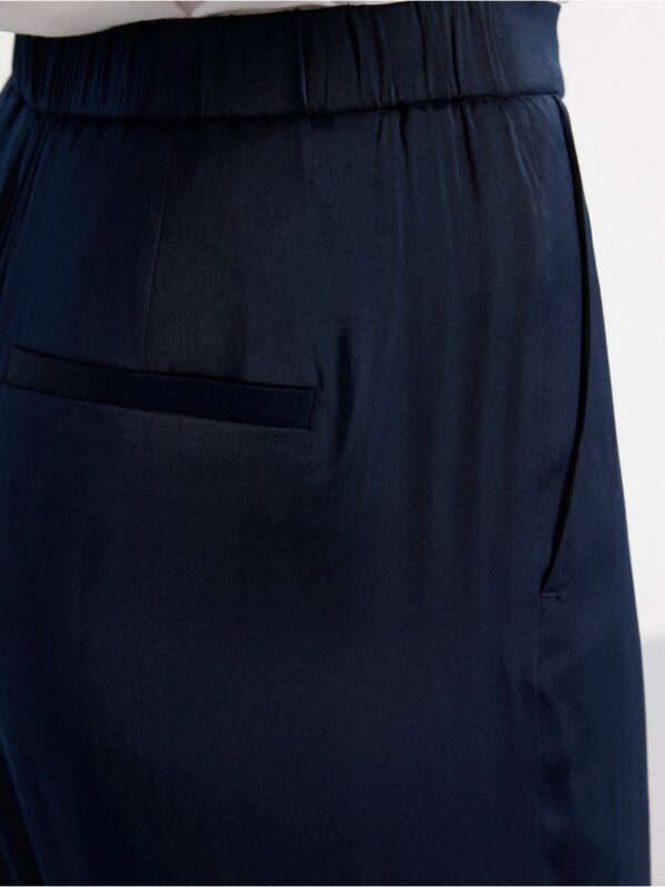 Trousers in satin - 3001227-2521