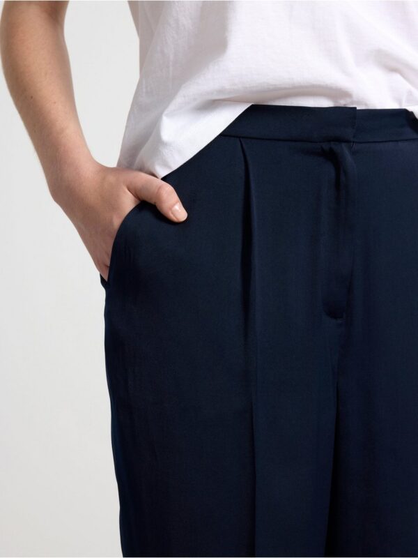 Trousers in satin - 3001227-2521