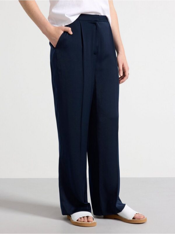 Trousers in satin - 3001227-2521