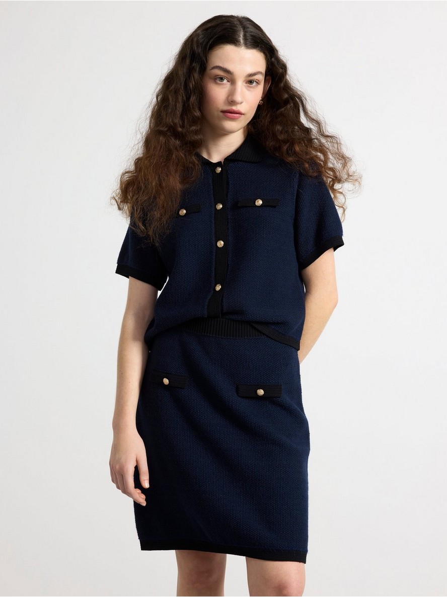 Dzemper – Short-sleeved cardigan
