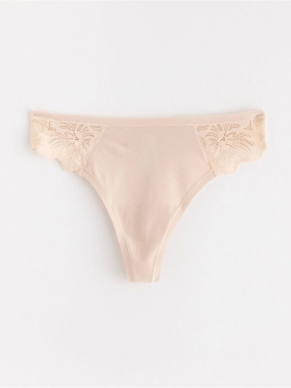 Thong in micro cotton - 3001296-2365
