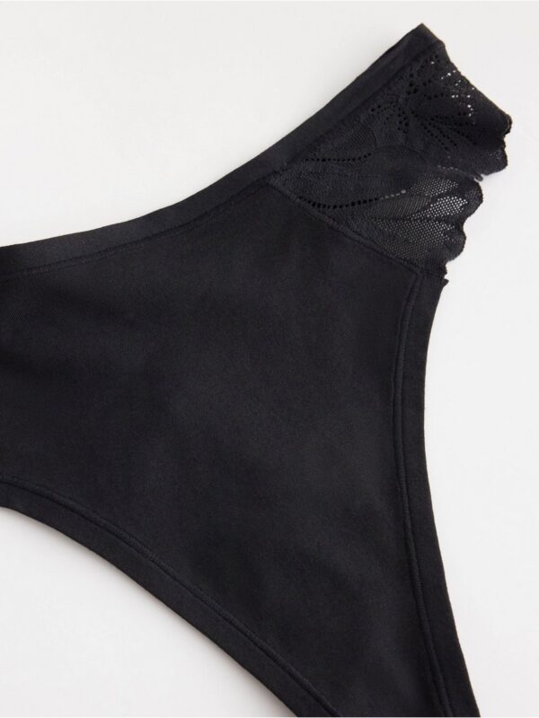 Thong in micro cotton - 3001296-80