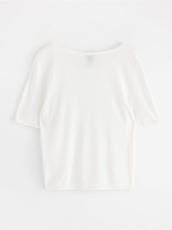 Fine-knitted t-shirt - 3001307-300