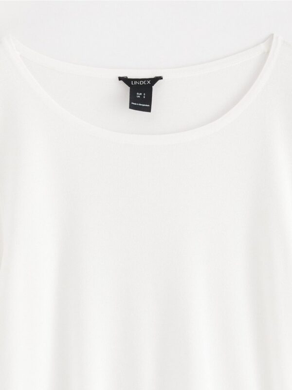 Fine-knitted t-shirt - 3001307-300