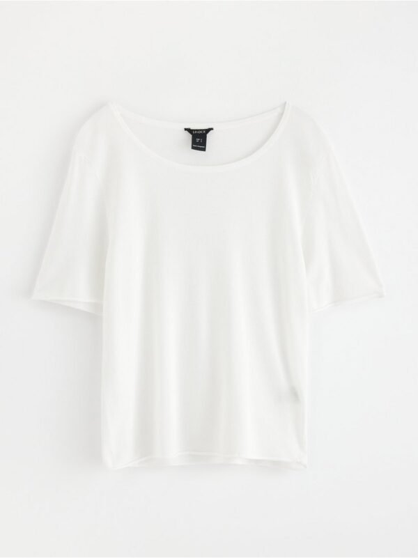 Fine-knitted t-shirt - 3001307-300