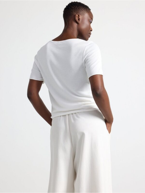 Fine-knitted t-shirt - 3001307-300