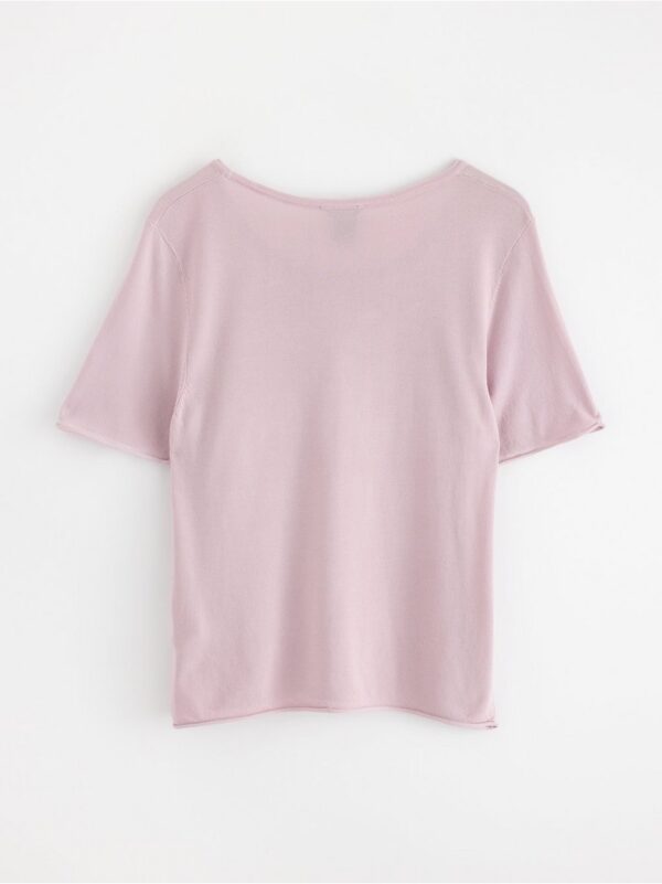 Fine-knitted t-shirt - 3001307-5530