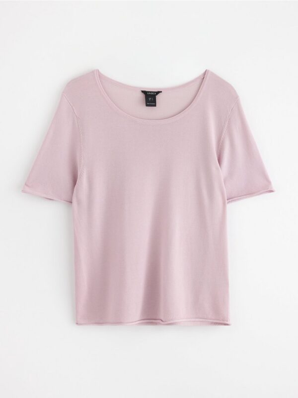 Fine-knitted t-shirt - 3001307-5530