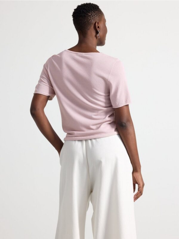 Fine-knitted t-shirt - 3001307-5530