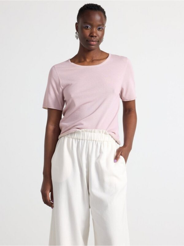 Fine-knitted t-shirt - 3001307-5530