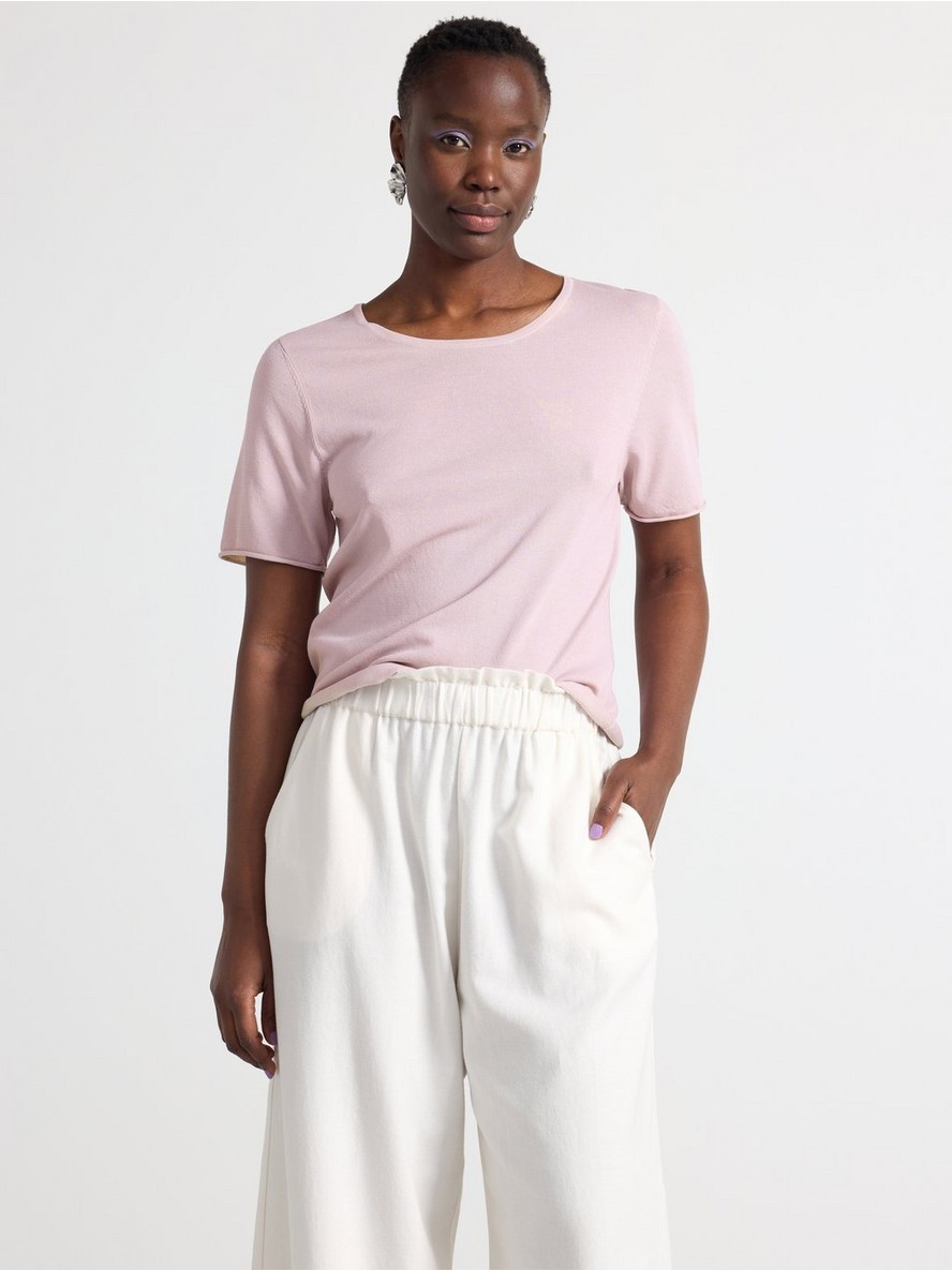 Dzemper – Fine-knitted t-shirt