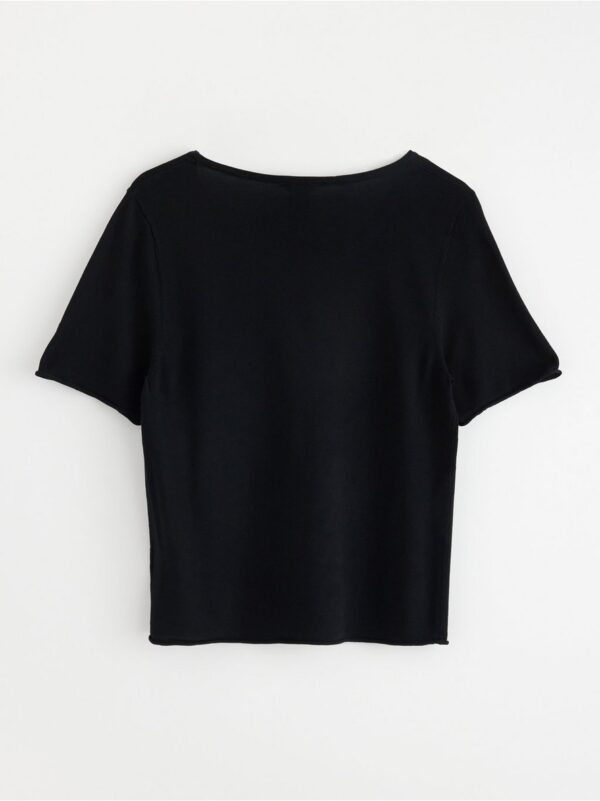 Fine-knitted t-shirt - 3001307-80