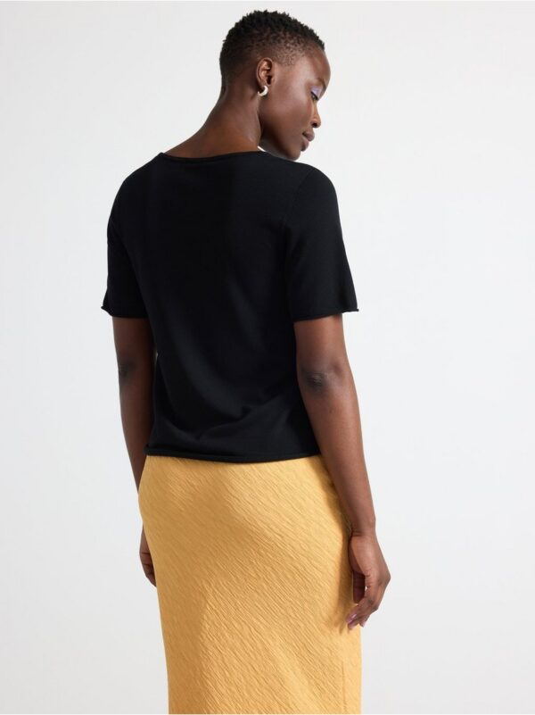 Fine-knitted t-shirt - 3001307-80