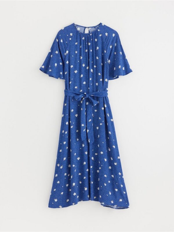 Short-sleeved midi dress - 3001326-7339