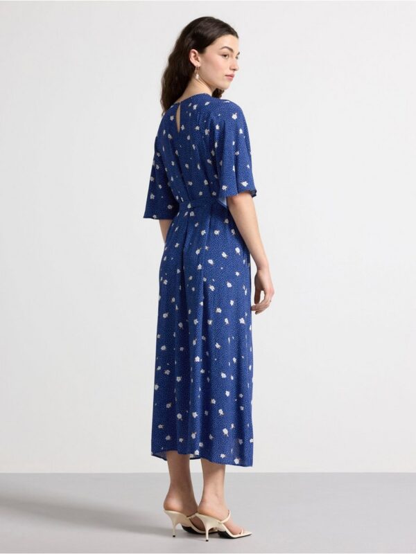Short-sleeved midi dress - 3001326-7339