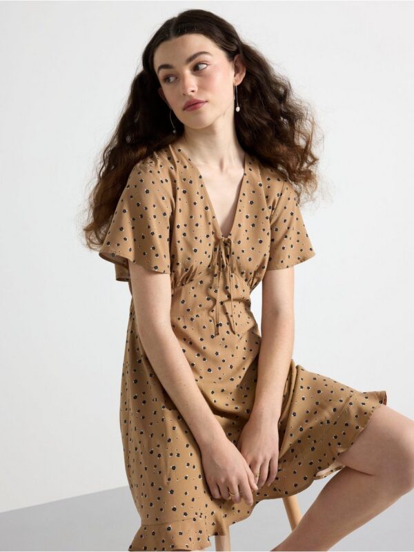 Patterned mini dress - 3001370-9488