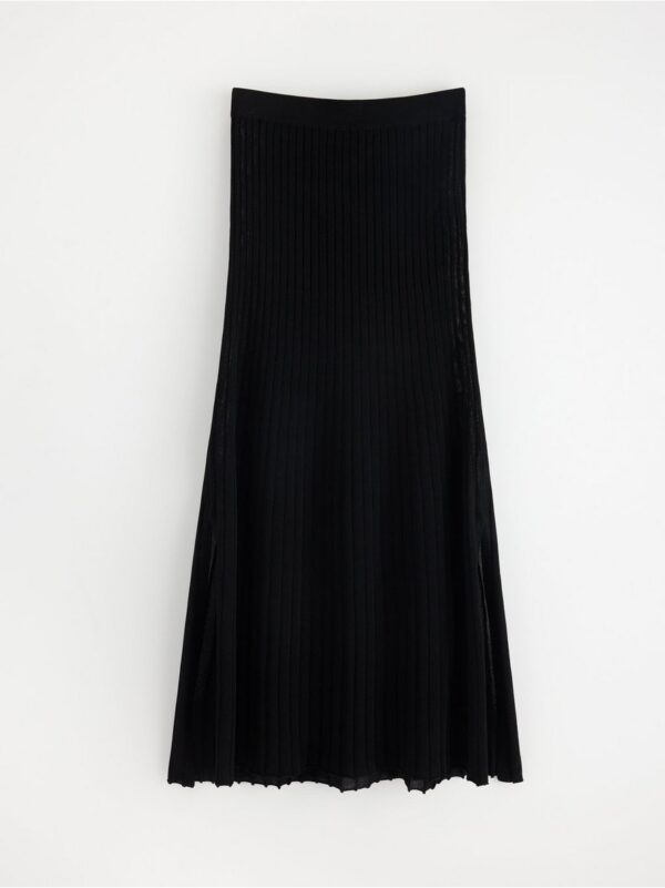 Ribbed midi skirt - 3001646-80